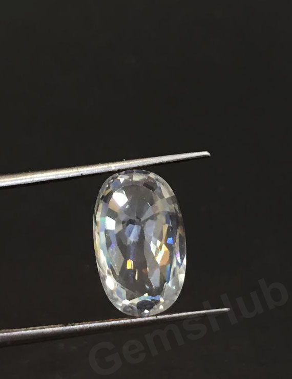 4.81 ct Natural White Zircon